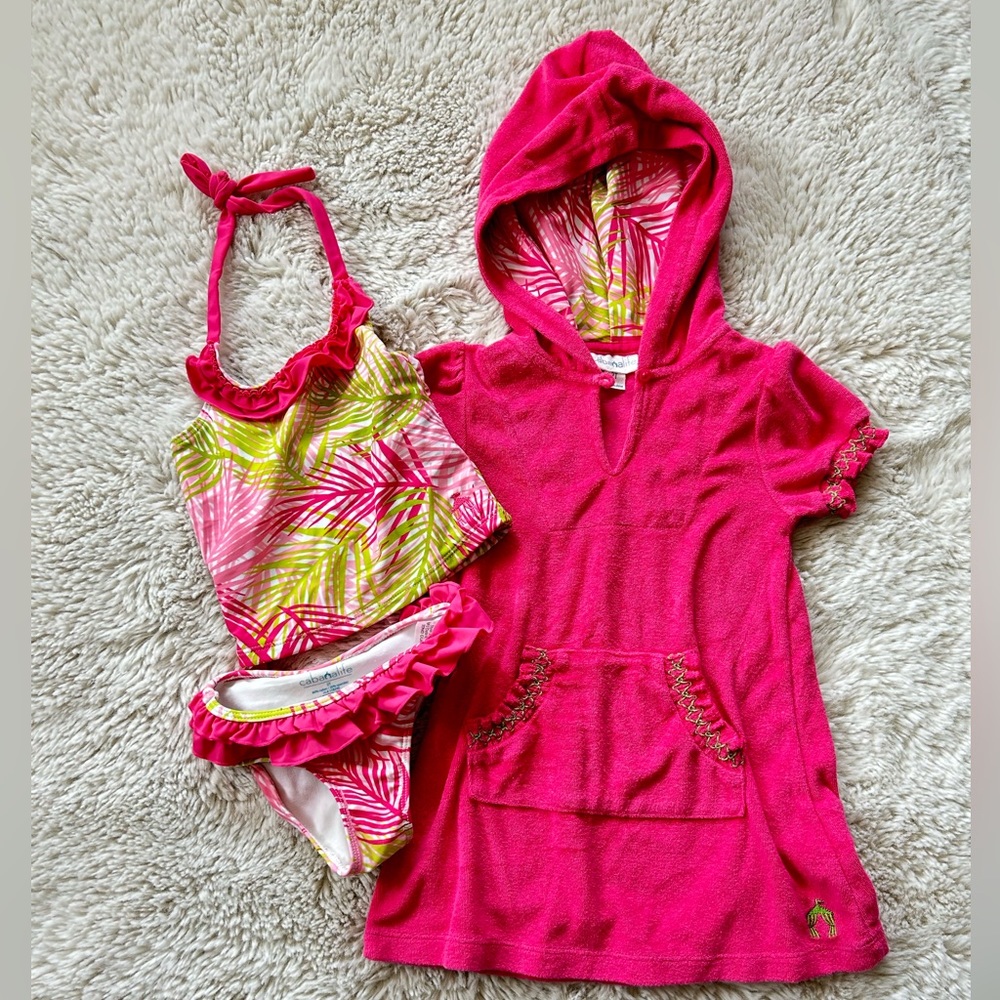 Cabana life girls swim set